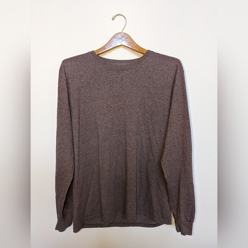 Men's L brown long sleeve